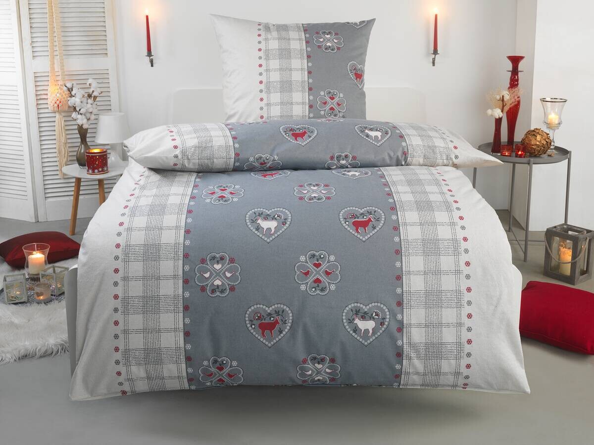 Baumwoll Bettwäsche Biber