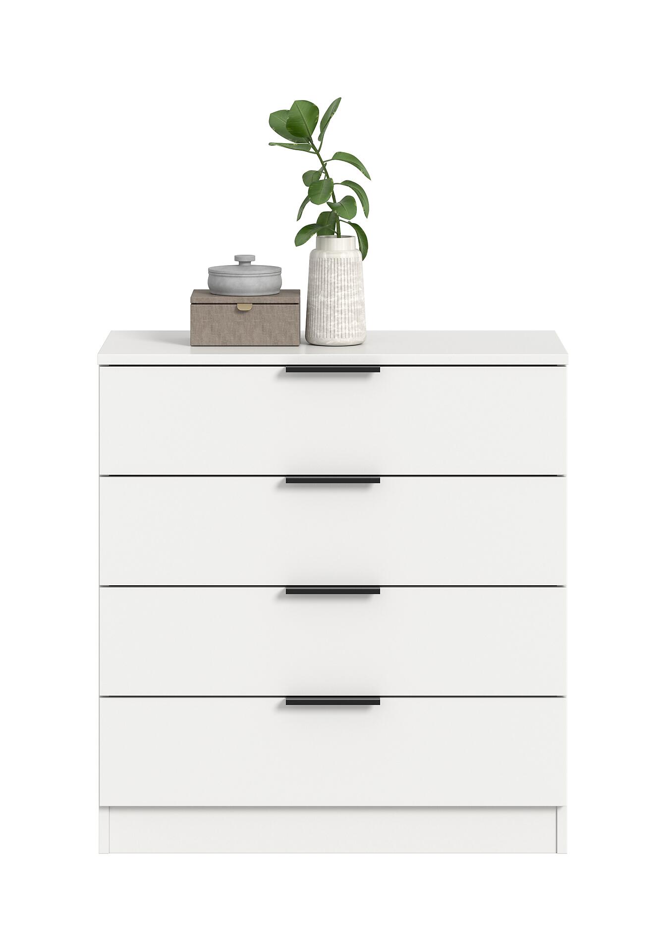 Kommode KOPENHAGEN weiß B/H/T: ca. 74x80x35 cm Kommode KOPENHAGEN weiß B/H/T: ca. 74x80x35 cm