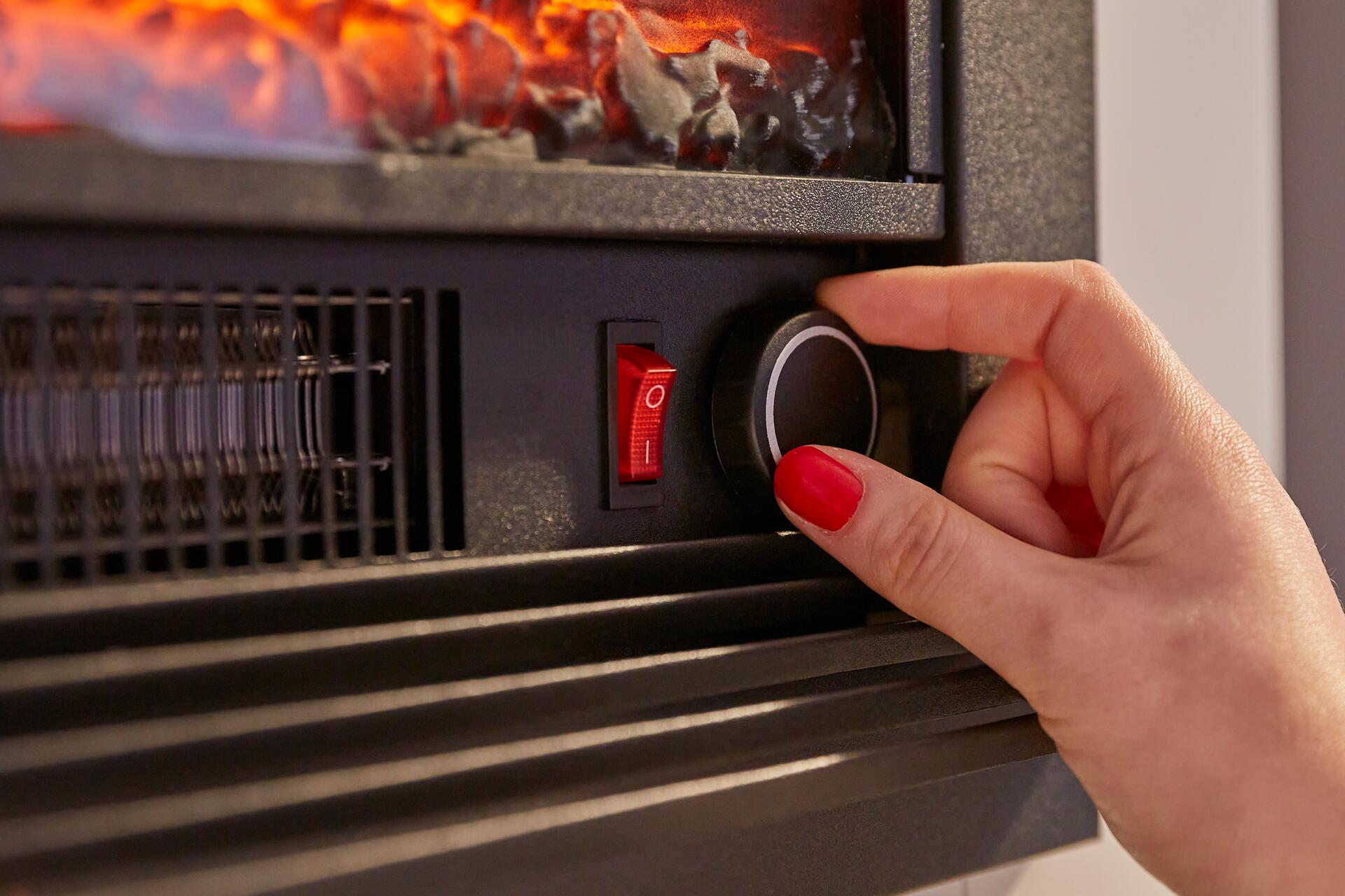 CLASSIC FIRE Elektrischer-Kamin 871125200410 weiß schwarz Glas Metall B/H/T: ca. 70x71x22 cm ca. 1800 W