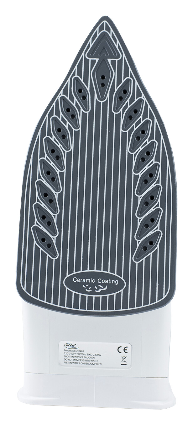 Elta Dampfbügeleisen DB-2600.8 schwarz weiß