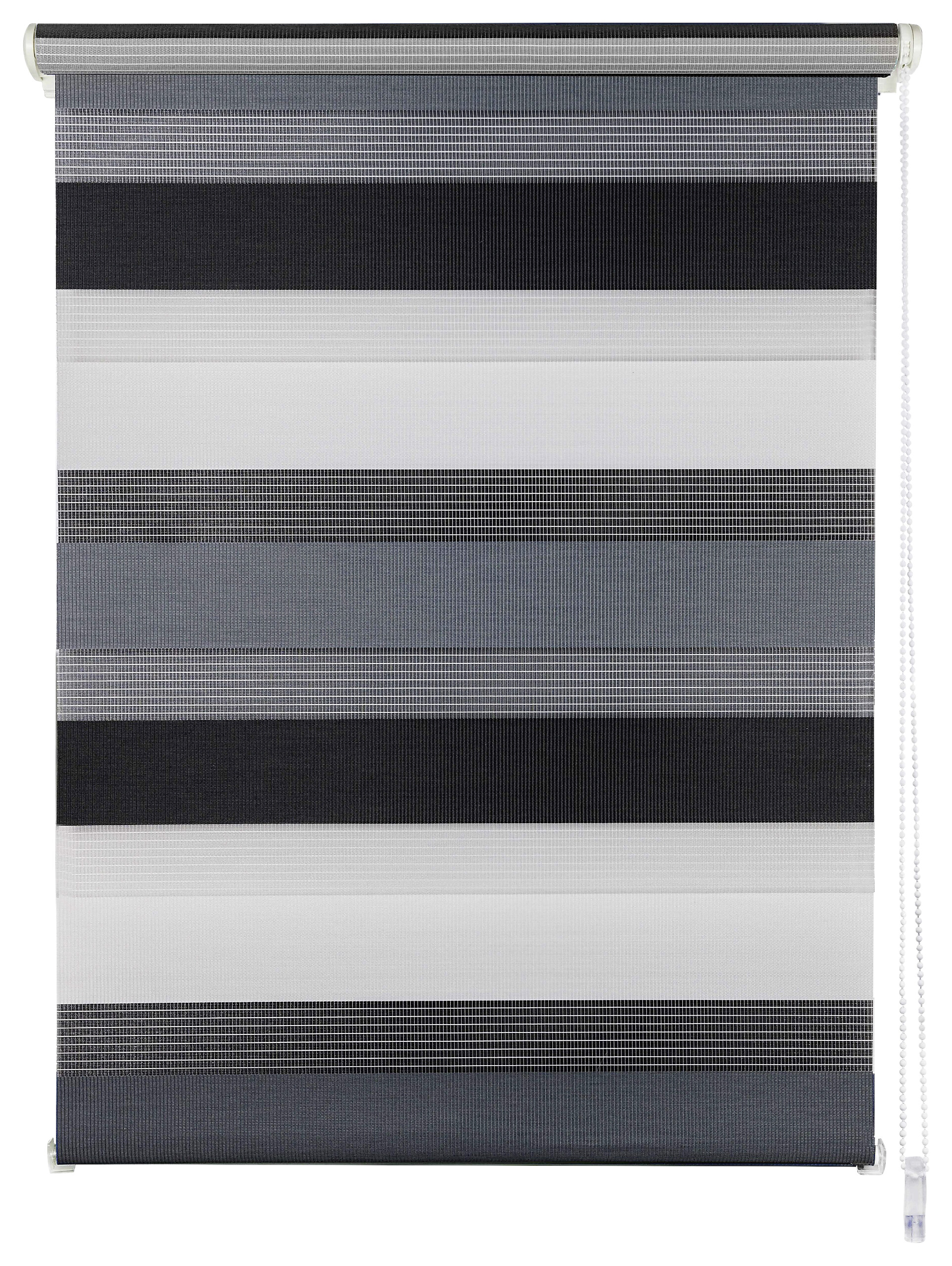 Doppelrollo Just-Triple grau B/L: ca. 80x210 cm