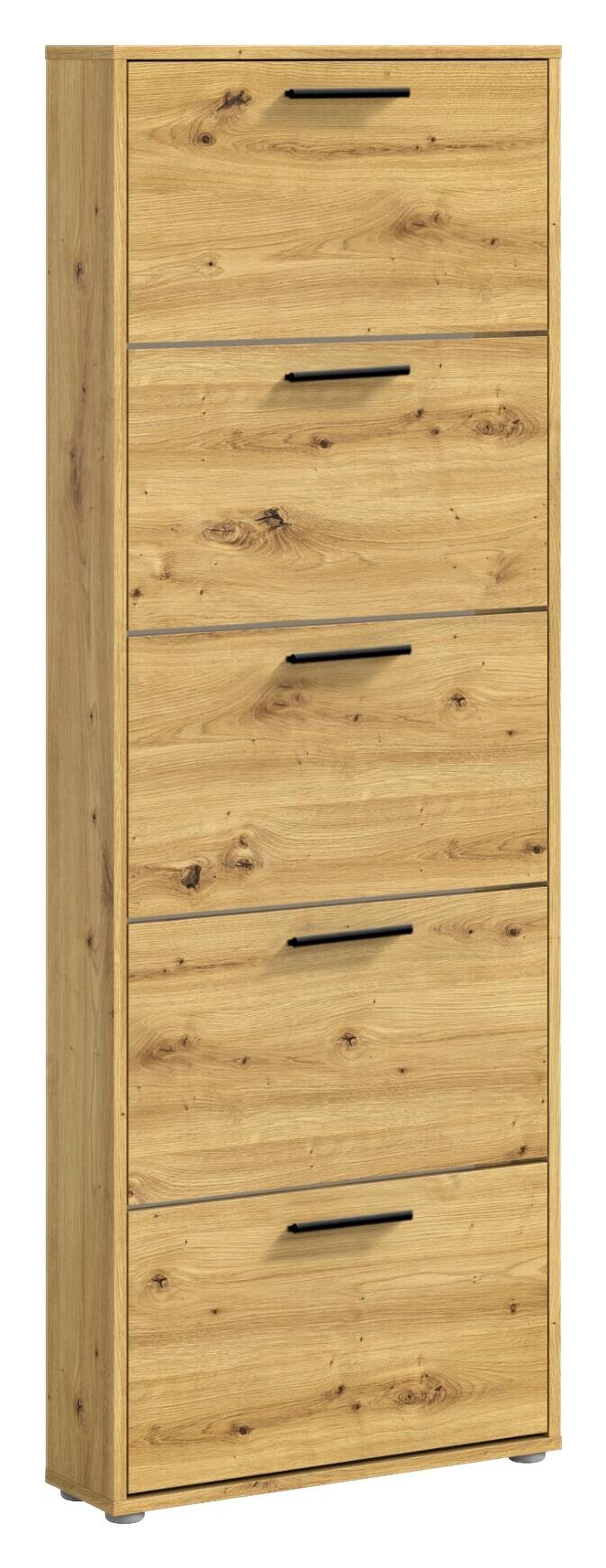 Schuhkipper SAM Eiche Nachbildung B/H/T: ca. 59x169x17 cm Schuhkipper SAM Eiche Nachbildung B/H/T: ca. 59x169x17 cm