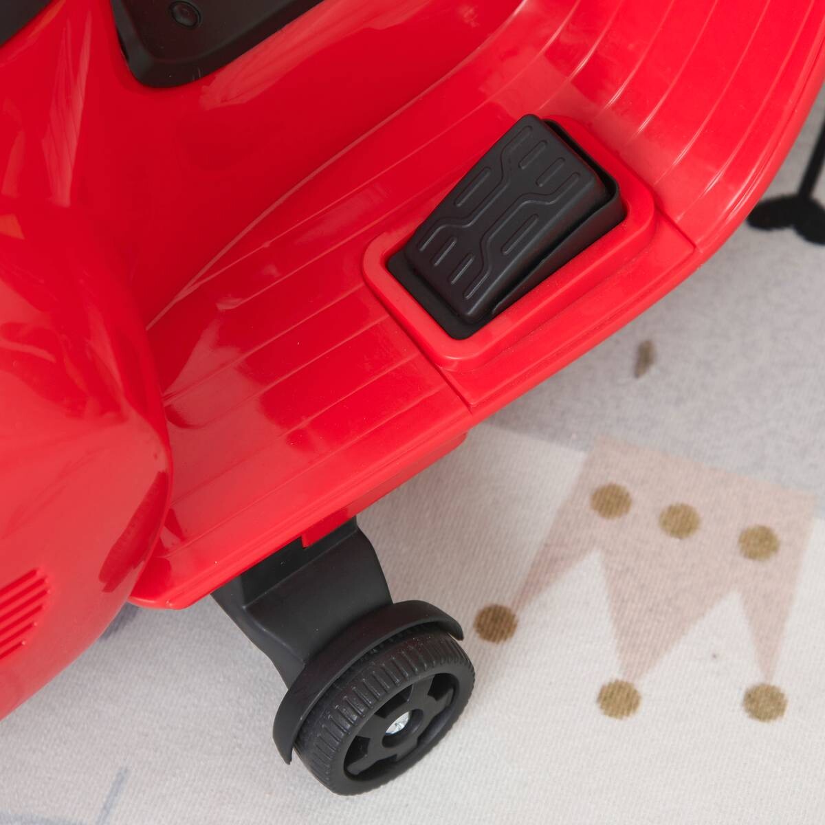 HOMCOM Elektrisches-Kindermofa rot B/H/L: ca. 38x52x66,5 cm