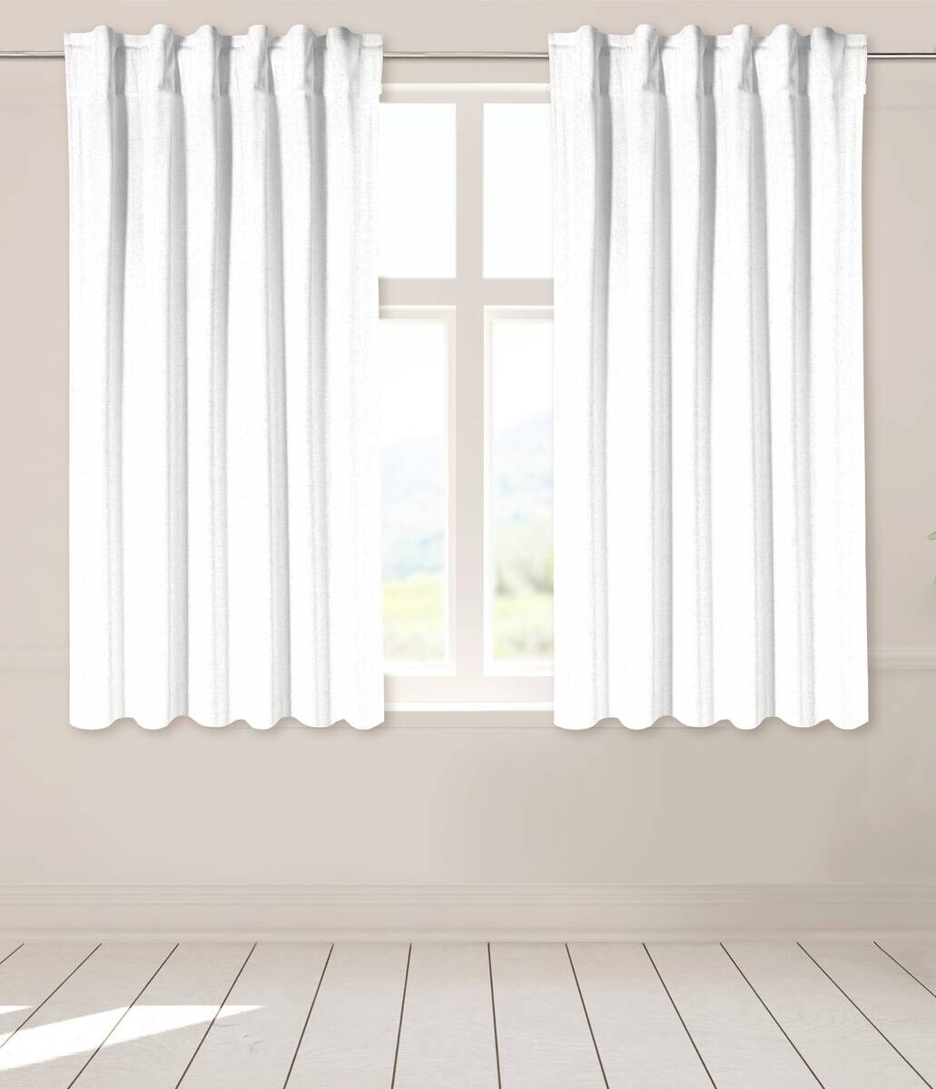 POCOline Kombivorhang Ulrich weiß B/L: ca. 135x145 cm