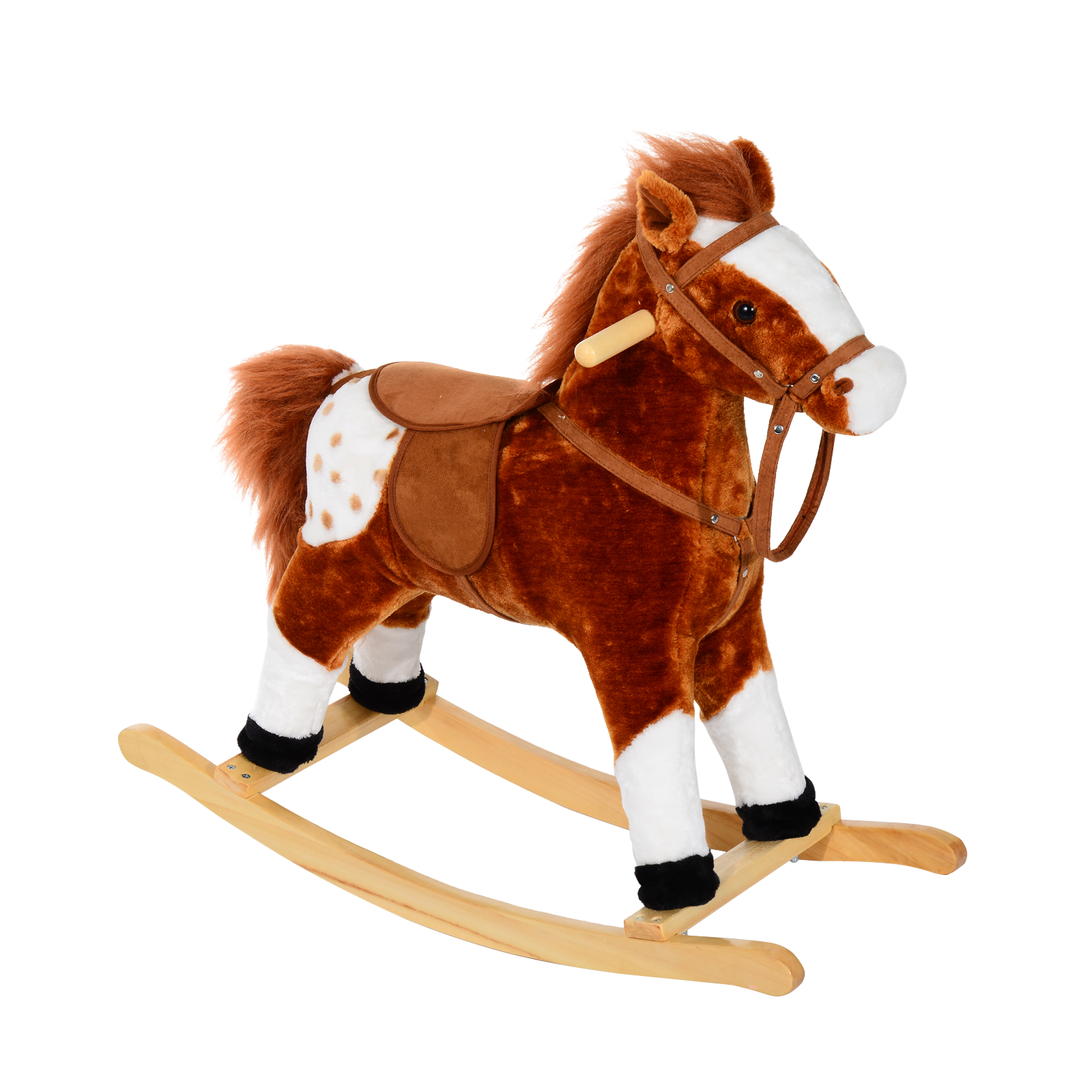 HOMCOM Kinder-Schaukelperd B/H/L: ca. 28x65x74 cm