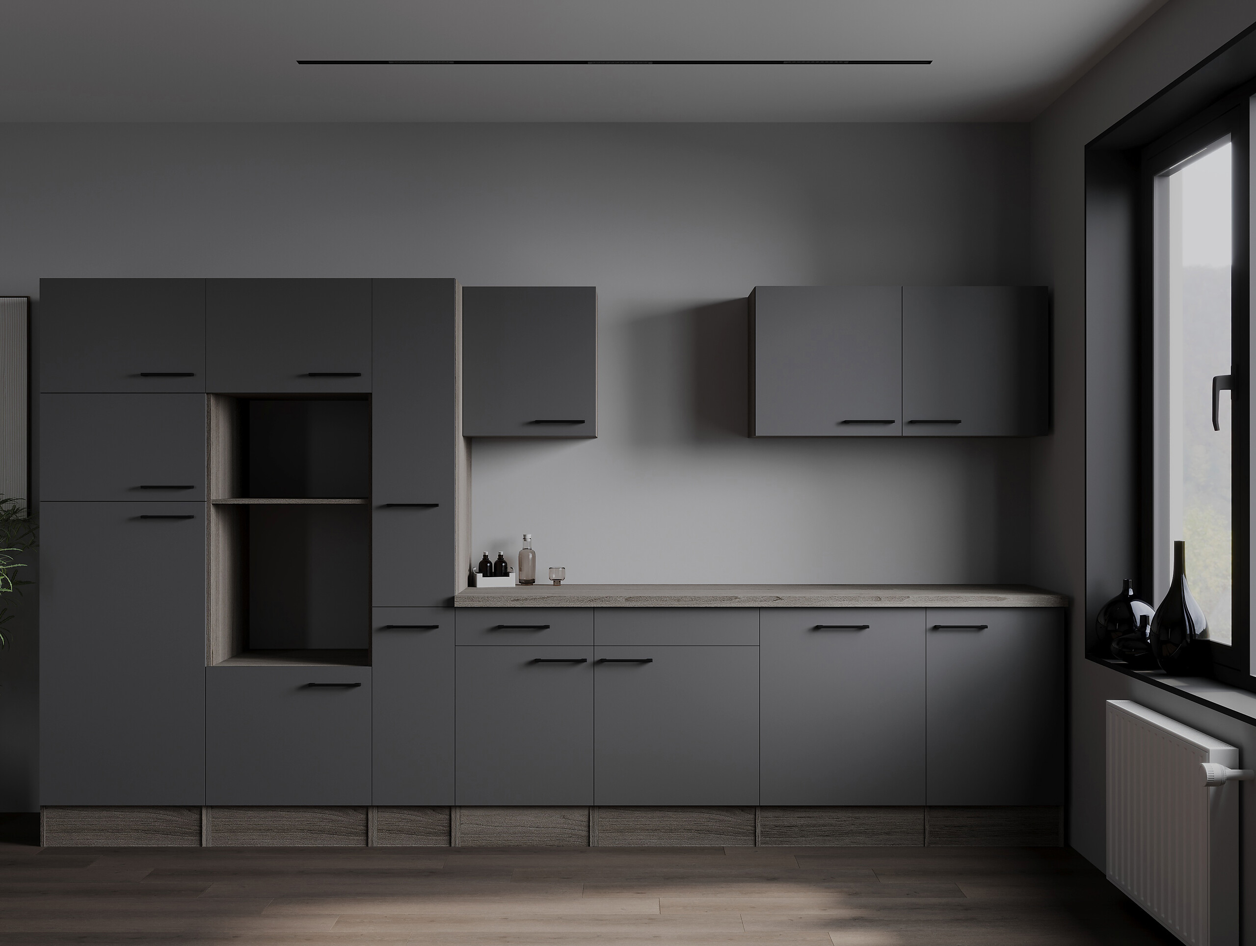 Küchenblock Oliver B/H/T: ca. 370x205x60 cm