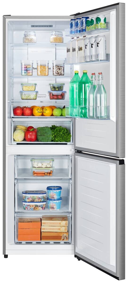 Hisense Kühl-/Gefrierkombination RB3N300NECA Inox B/H/T: ca. 59,5x187,3x59 cm