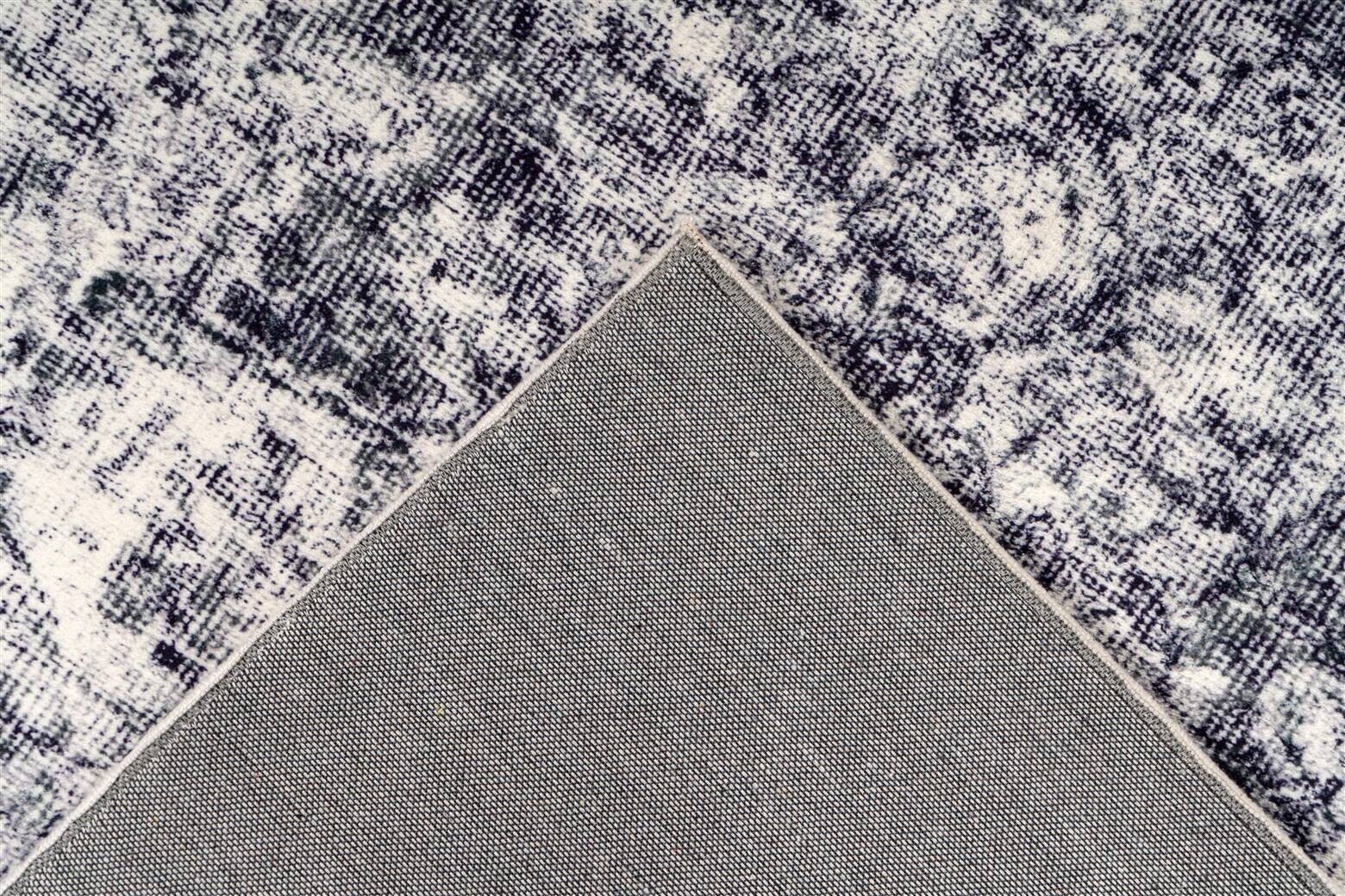 Padiro Kurzflorteppich Piemont 825 grau B/H/L: ca. 120x1,1x170 cm