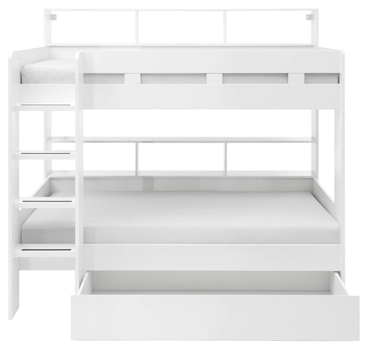 Etagenbett Jusa weiß Liegefläche B/L: ca. 90x200 cm
