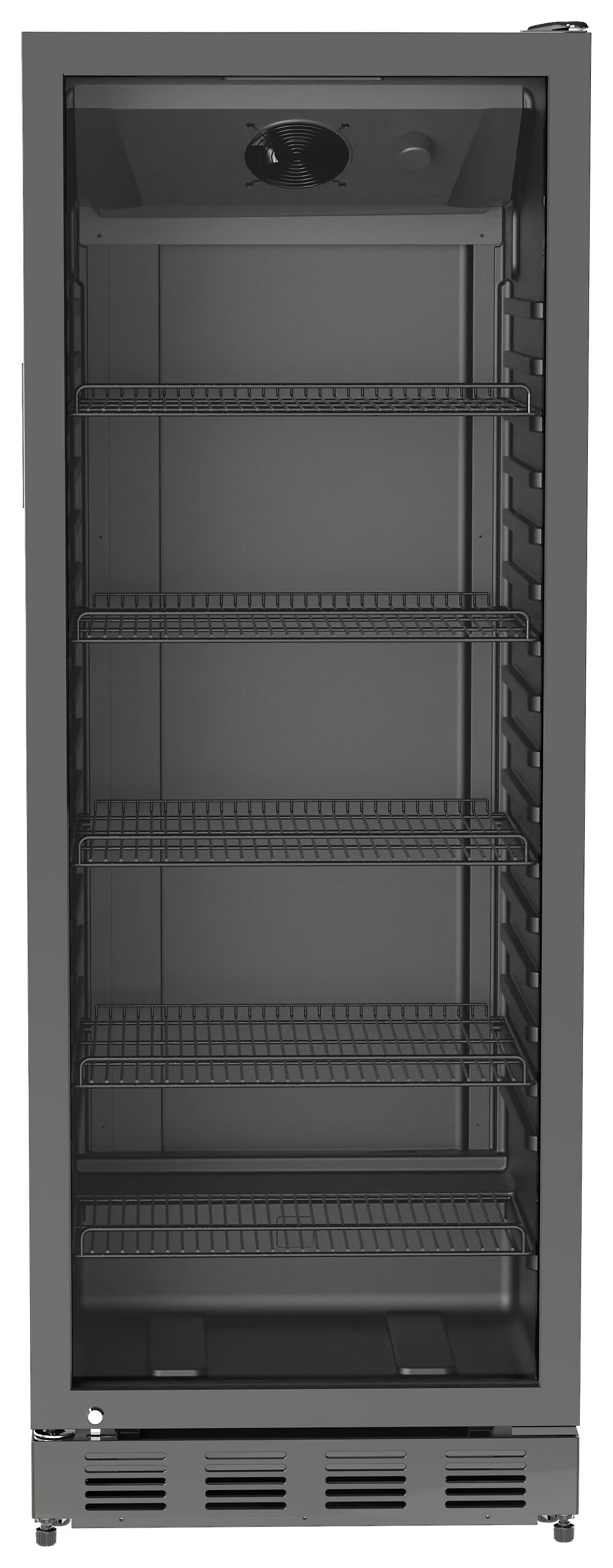 POCOline Kühlschrank GTK164-358CS schwarz B/H/T: ca. 60x164x66 cm