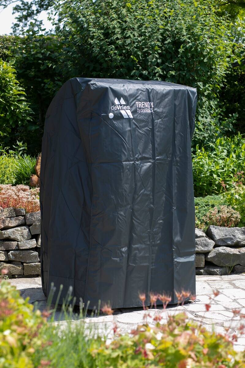 deVries Schutzhaube grau Polyester B/H/L: ca. 95x165x104 cm