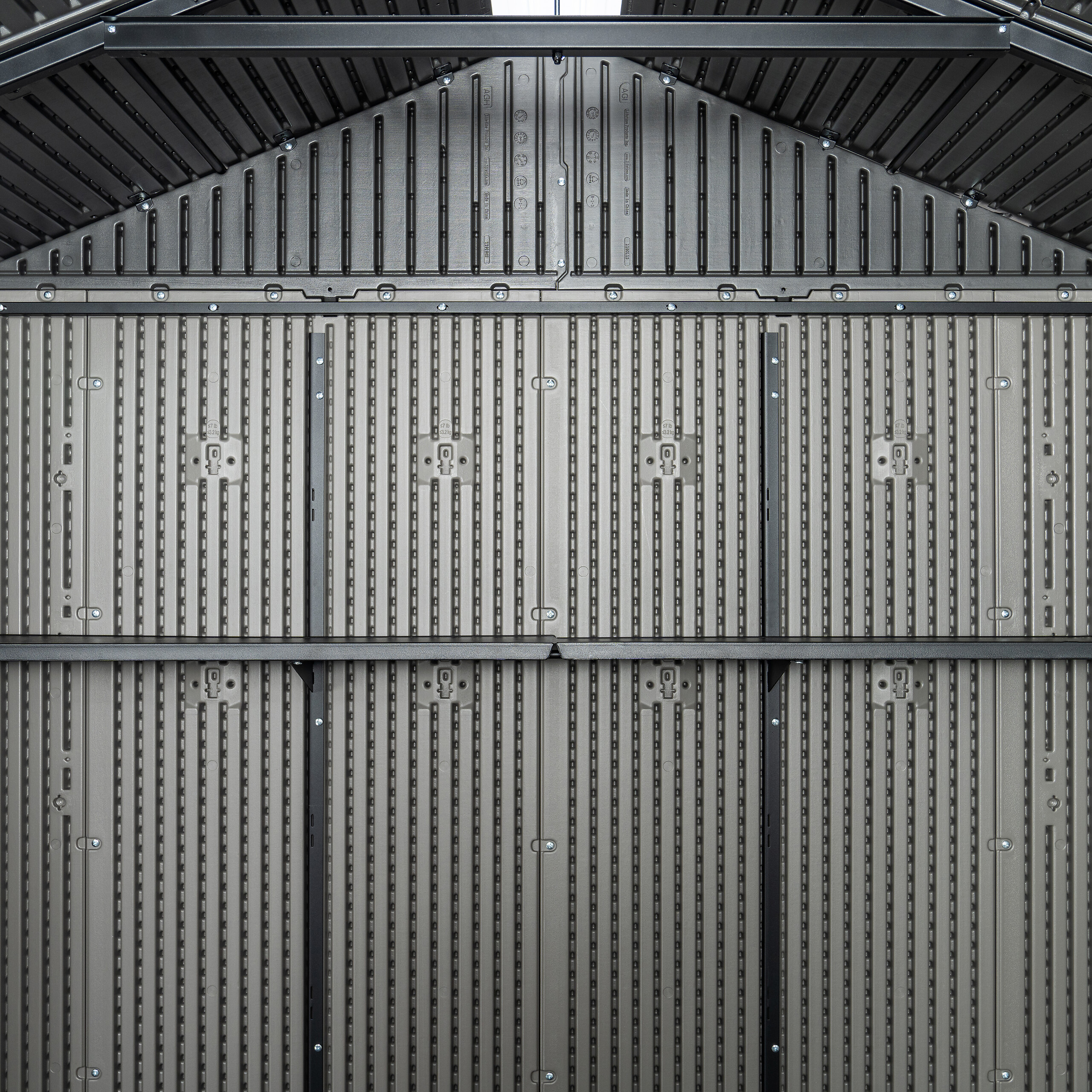 Lifetime Gerätehaus Idaho grau B/H/T: ca. 498x264,5x214 cm