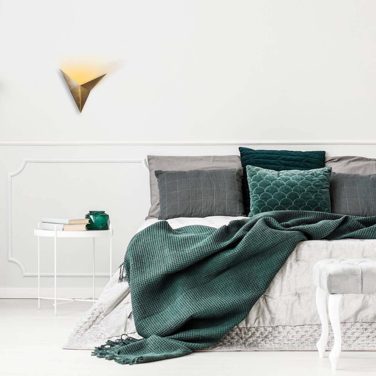 Opviq Wandleuchte Bird bronze Metall B/H/T/L: ca. 5x34x5x34 cm G9 1 Brennstellen