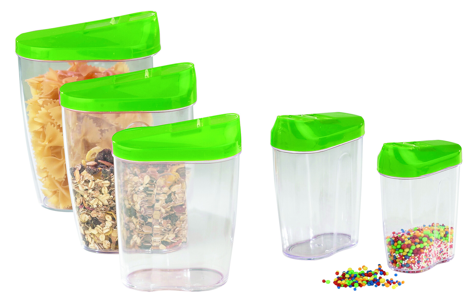 Schüttdosenset sortiert B/H/L: ca. 9x20,5x15 cm