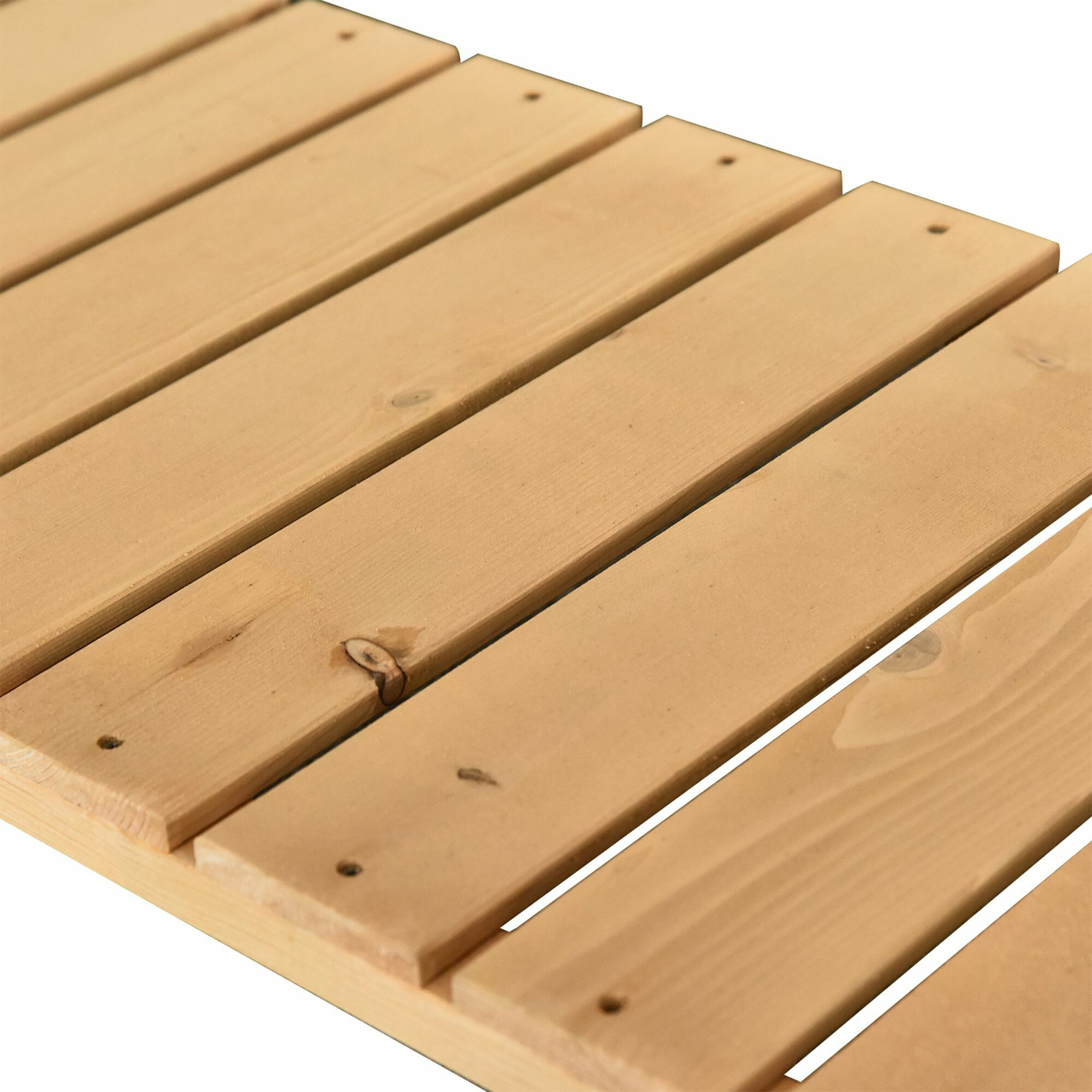 Outsunny Pflanztisch natur B/H/L: ca. 60x22x120 cm ca. 30 kg