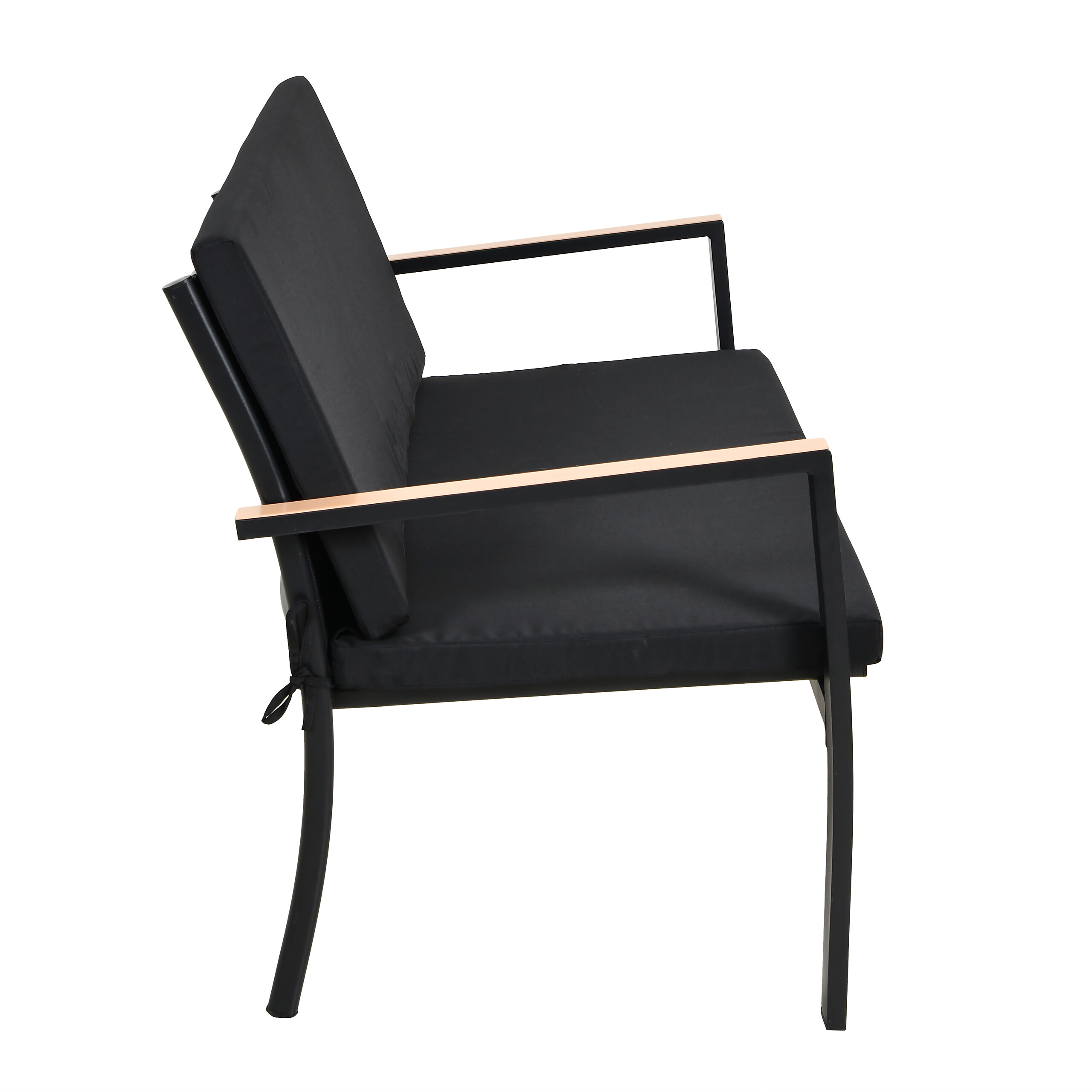 POCOline Gartensitzgruppe Grafon schwarz Stahl