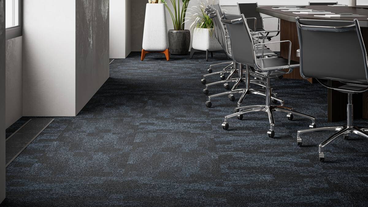 Teppichfliese Santo anthrazit B/L: ca. 50x50 cm pro Stück