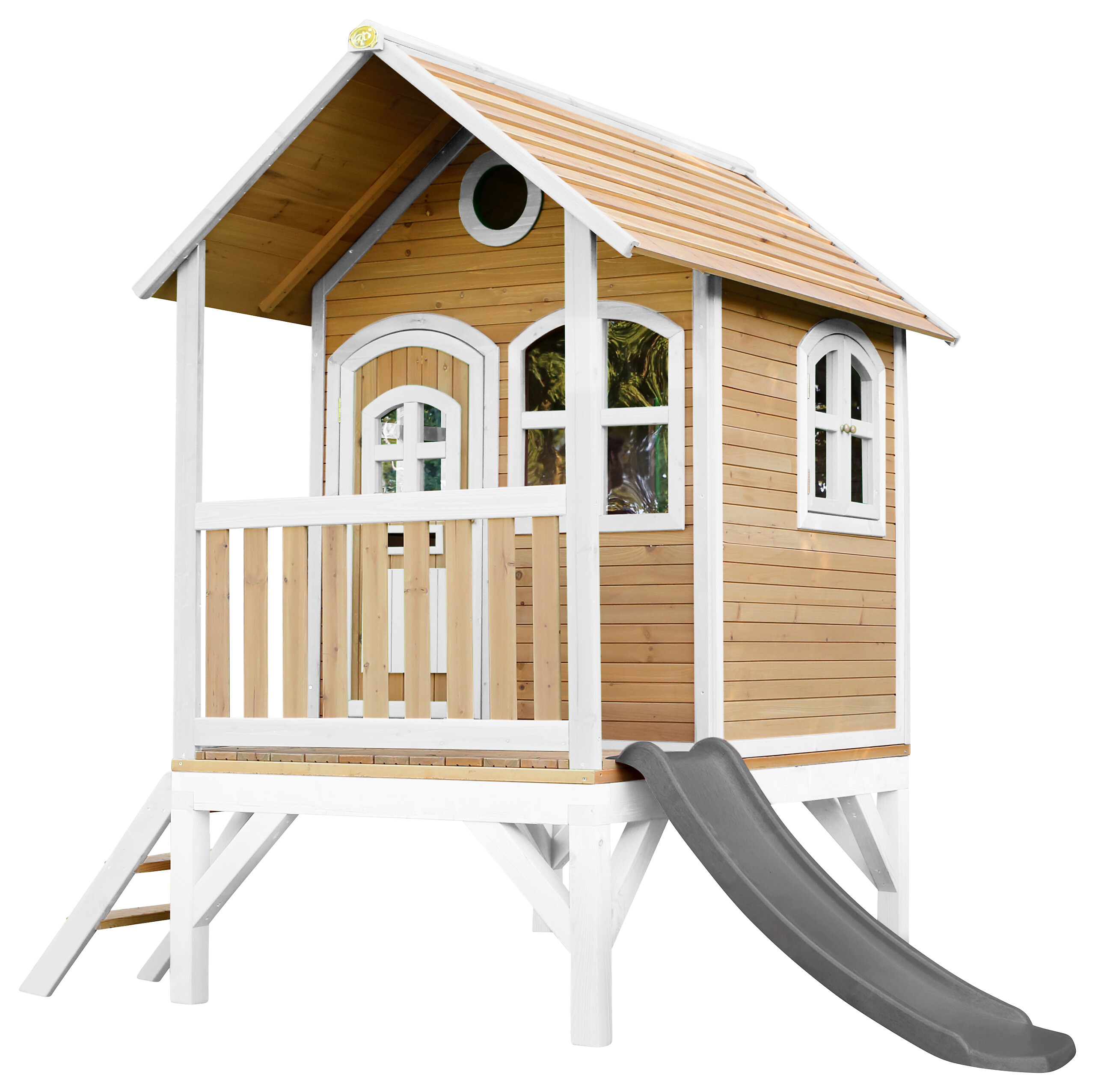 AXI Spielhaus Tom braun B/H/L: ca. 287x231x191 cm