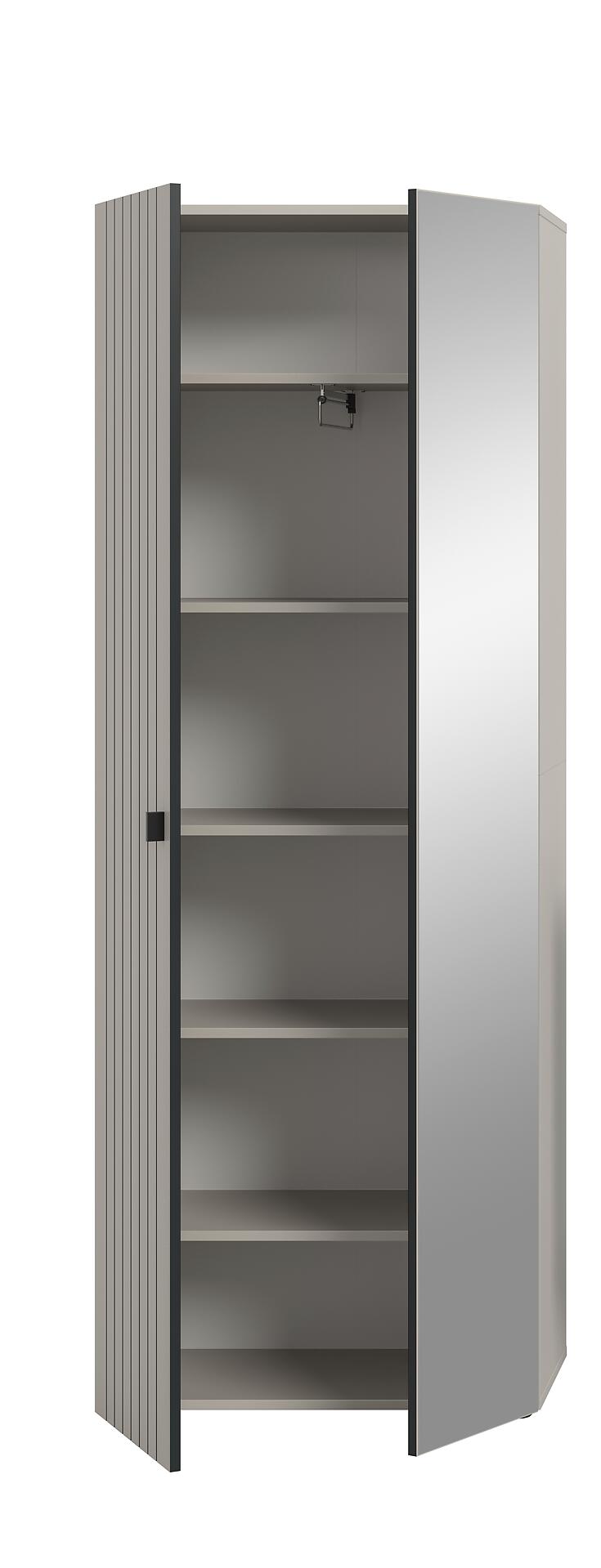 Garderobenschrank STATION Cashmere B/H/T: ca. 70x192x37 cm