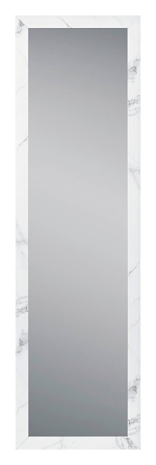 Türhängespiegel Babsy weiß Marmor B/H/T: ca. 37x127x2 cm