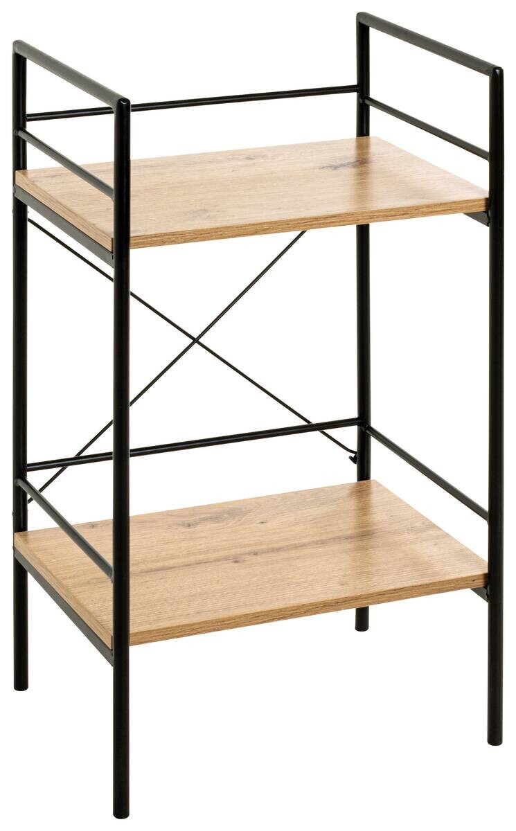 Regal Eiche Nachbildung schwarz B/H/T: ca. 34x62x27 cm