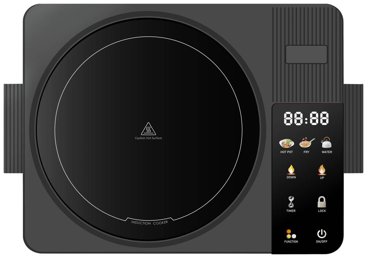 Emerio Induktions-Kochplatte IP133819.2 schwarz Metall B/H/L: ca. 40,6x6,2x28 cm