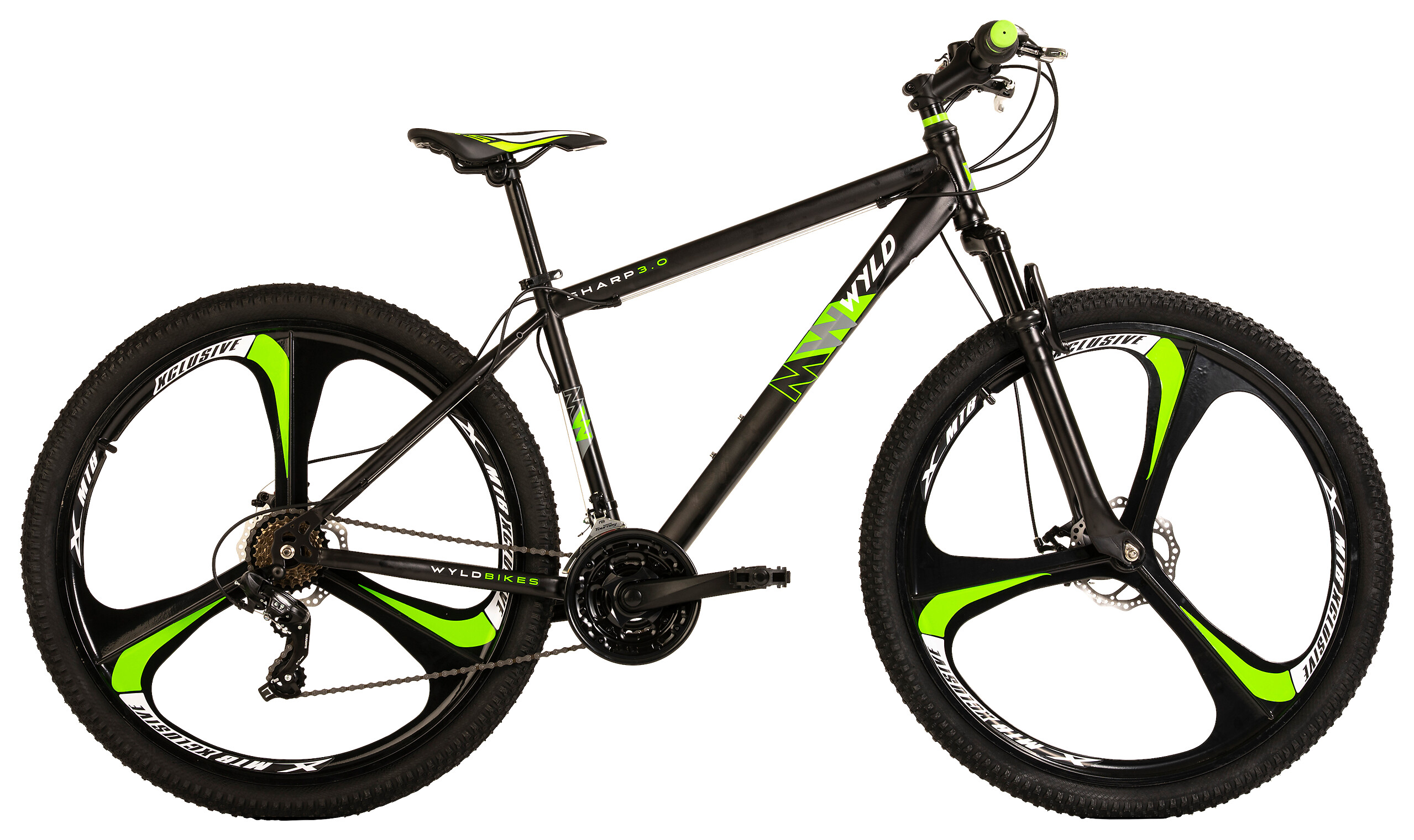 WYLD Mountain-Bike Sharp SHARP 3.0 29 Zoll Rahmenhöhe 46 cm 21 Gänge schwarz schwarz ca. 29 Zoll
