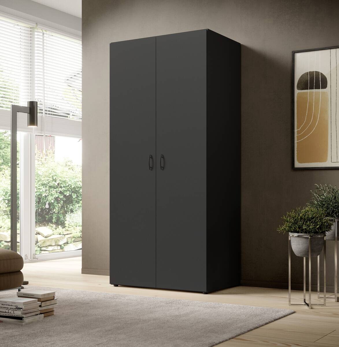 Kleiderschrank Joe B/H/T: ca. 81x176x50,8 cm