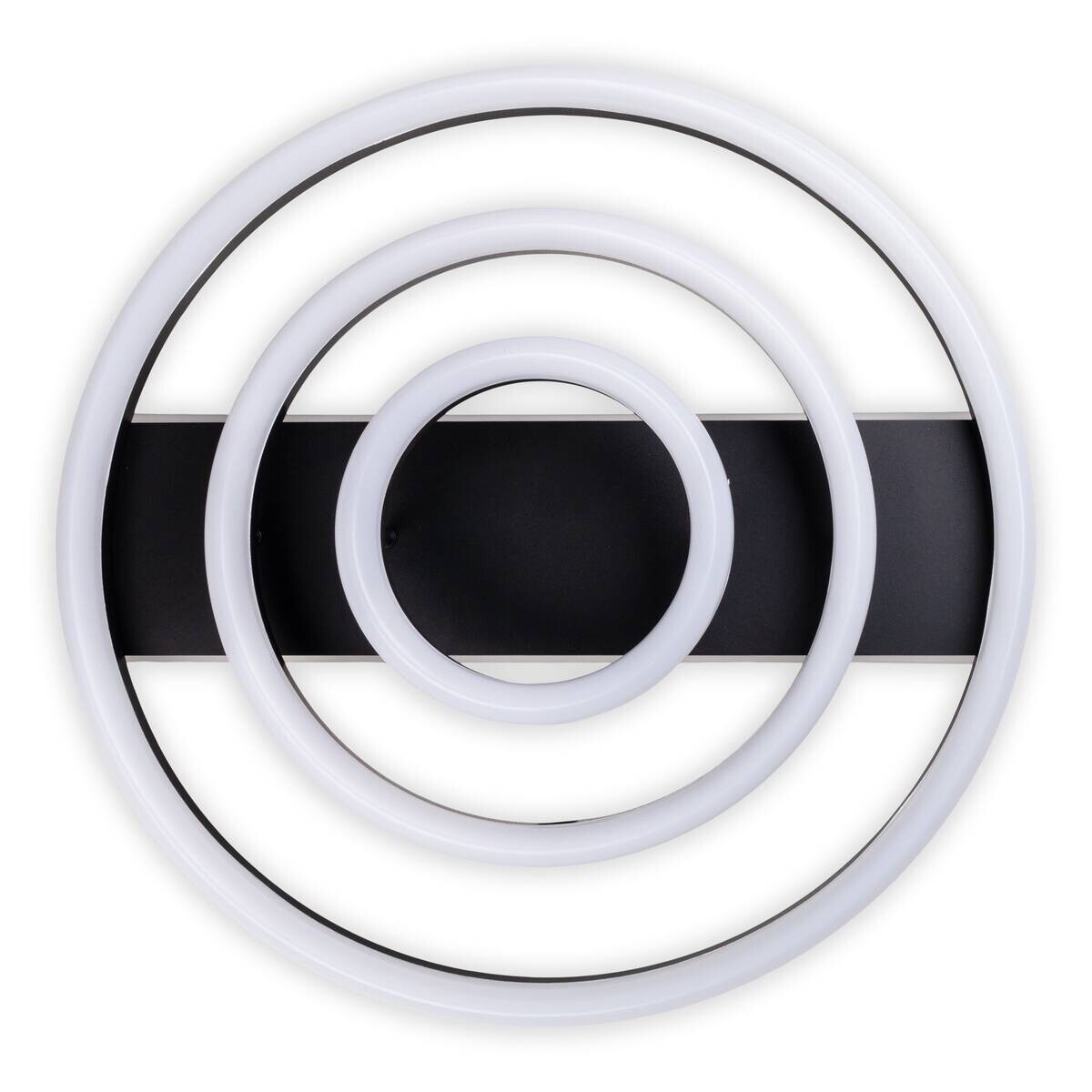 Näve Leuchten Deckenleuchte 1403522 schwarz Kunststoff Metall B/H/T: ca. 60x15,5x60 cm 5 Brennstellen