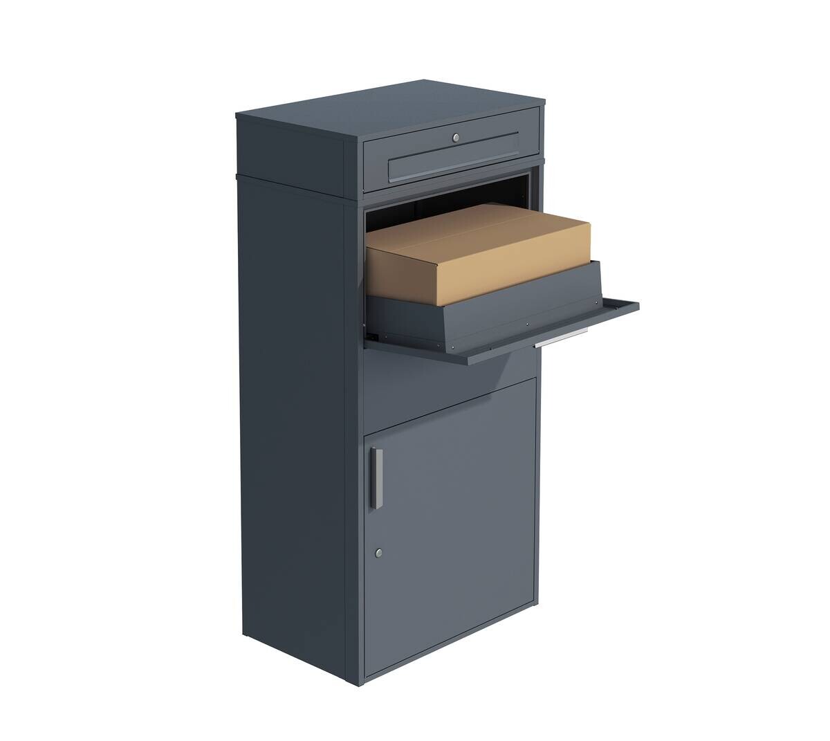 Westmann Paketbox Pavo anthrazit B/H/L: ca. 72x128x45 cm