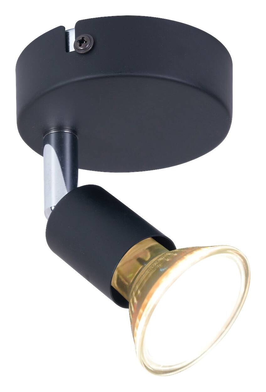 POCOline Spot Boris schwarz B/H/L: ca. 8x8x10 cm 1 Brennstellen