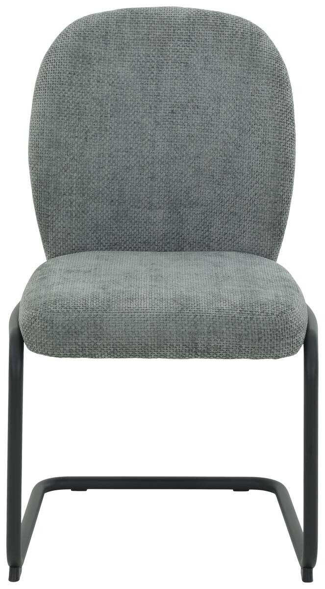 Schwingstuhl Karen grau schwarz Webstoff Metall