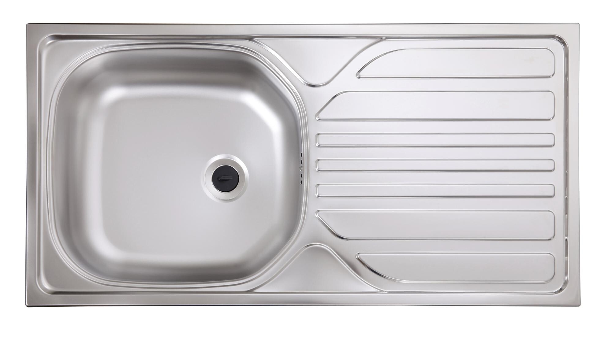 Respekta Küchenblock Economy schwarz matt B/H/T: ca. 195x200x60 cm