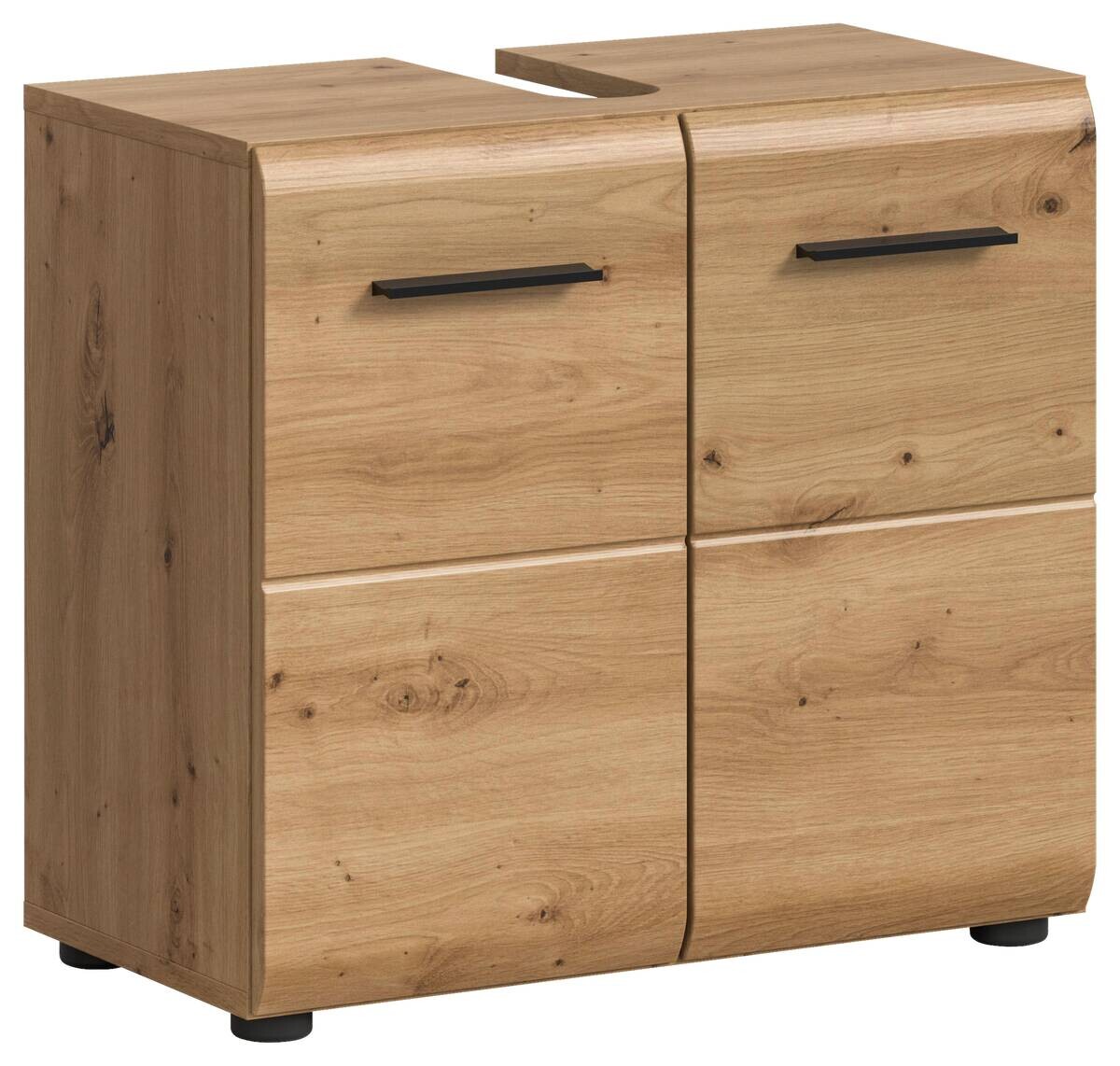 Waschbeckenunterschrank Ice Artisan Oak Nachbildung B/H/T: ca. 60x54x30 cm