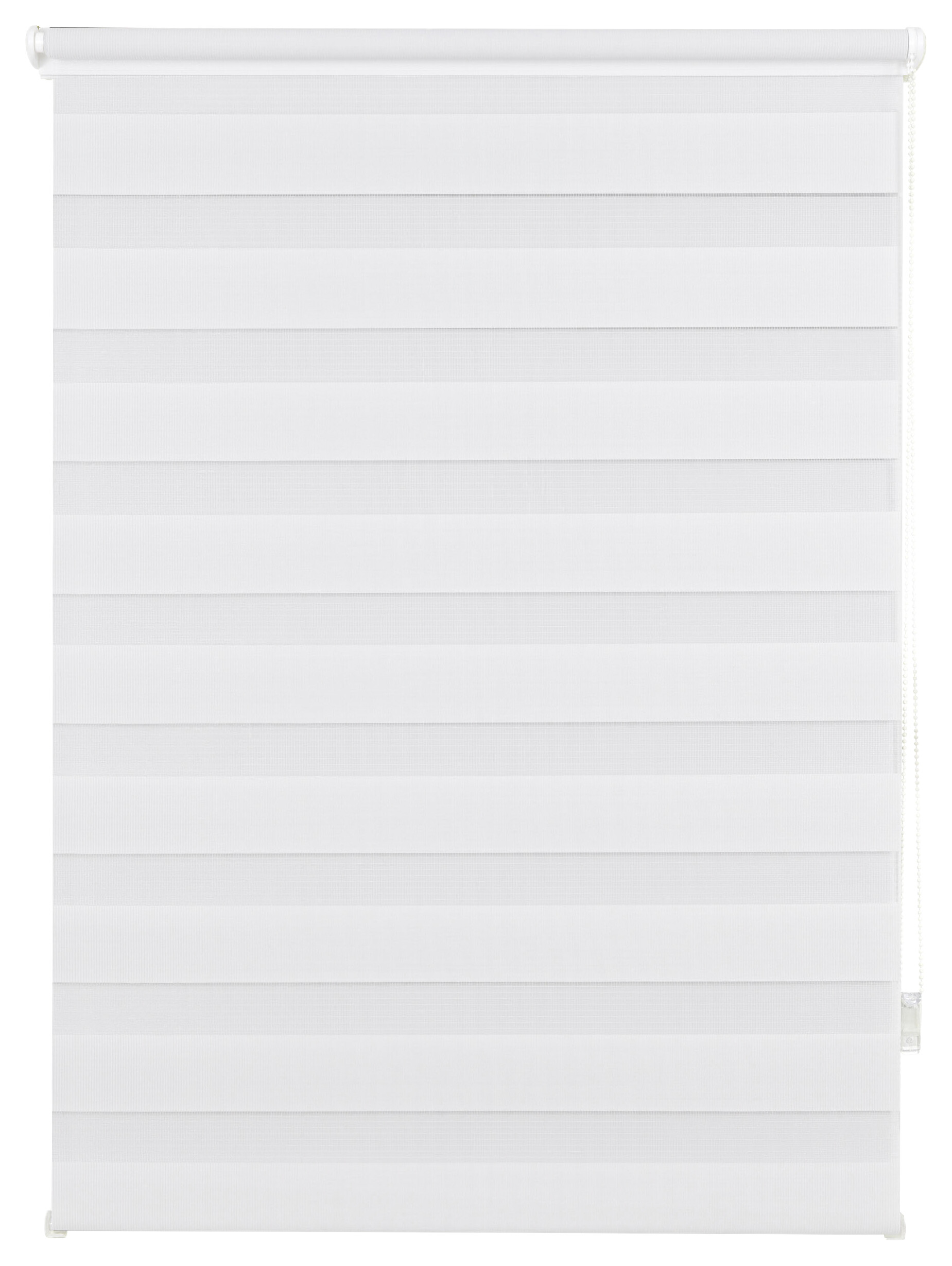 Doppelrollo Just weiß B/L: ca. 110x160 cm