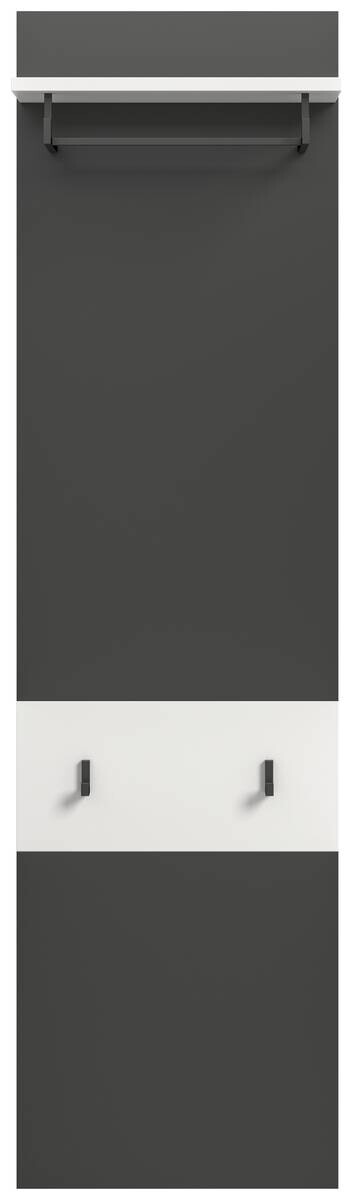 Paneel Canu basaltgrau Nachbildung weiß B/H/T: ca. 45x165x29 cm