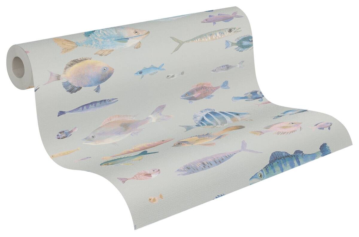 A.S.Creation Vliestapete violett bunt B/H/D: ca. 53x1005x8 cm