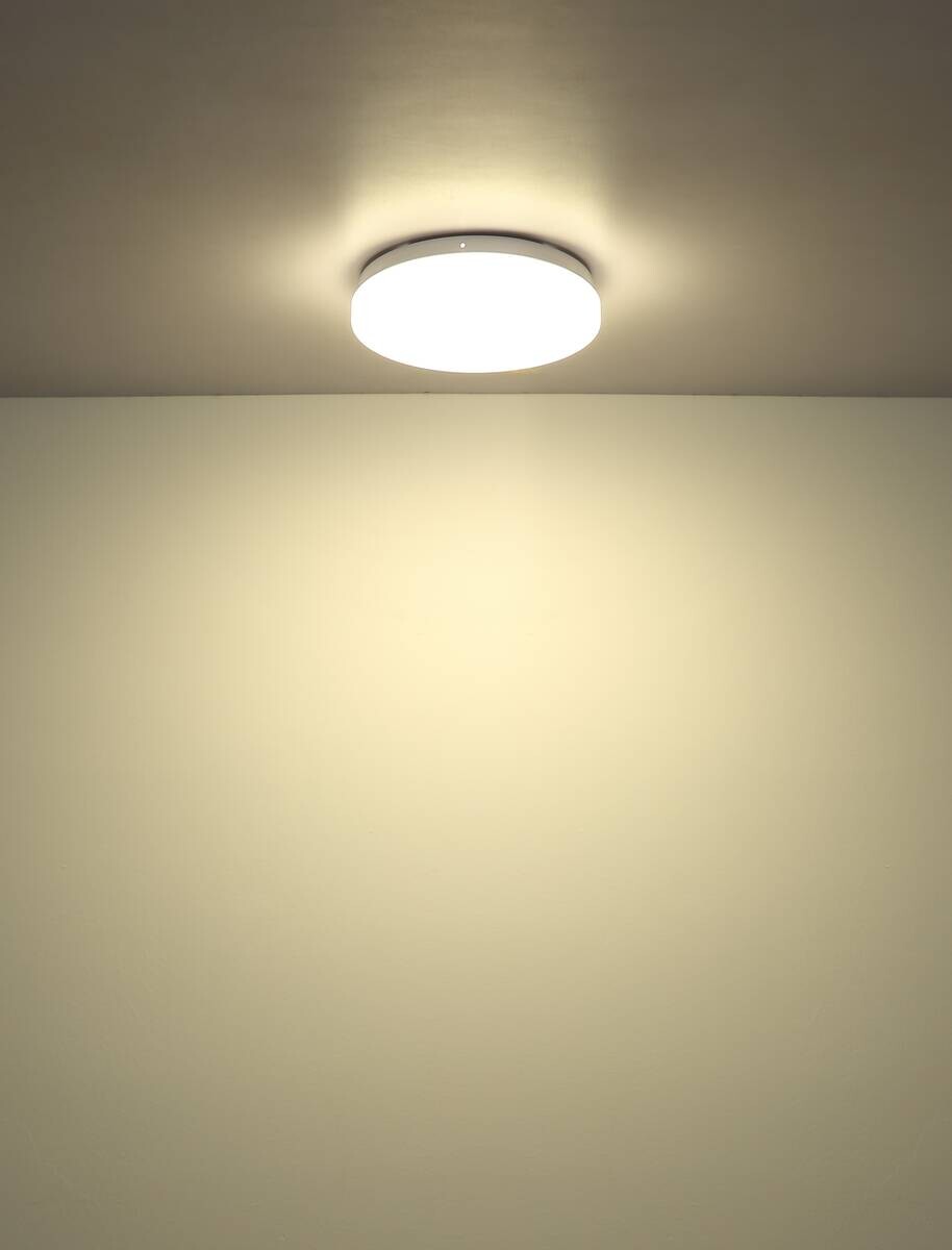 GLOBO LED-Deckenleuchte Hailey weiß Kunststoff D: ca. 20 cm