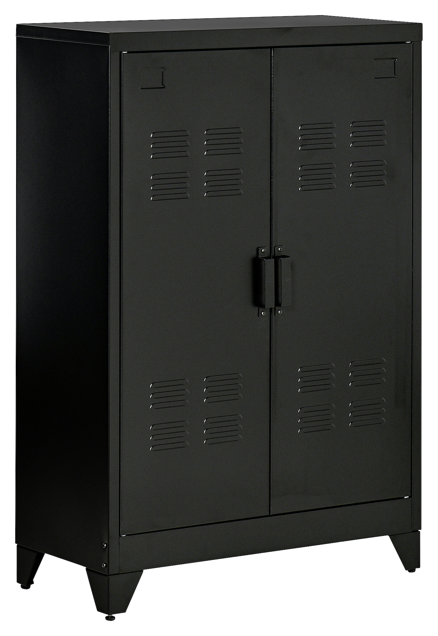 Sideboard 838-148BK schwarz B/H/T: ca. 75x110x33 cm Sideboard 838-148BK schwarz B/H/T: ca. 75x110x33 cm