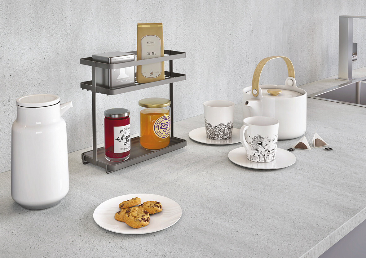 Metaltex Gewürzregal schwarz Eisen B/H/L: ca. 23x22x11 cm