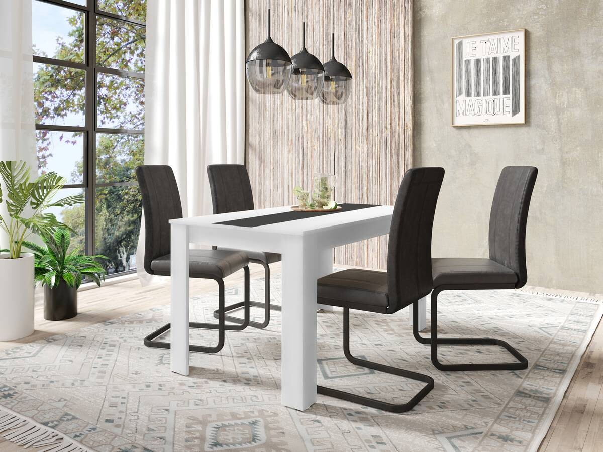 Tisch NORI weiß B/H/T: ca. 160x75x90 cm