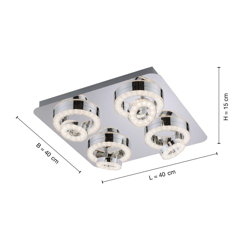 Just Light Smarte Deckenleuchte 14662-17