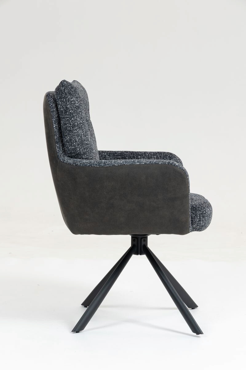 Drehstuhl Lecce anthrazit Microfaser