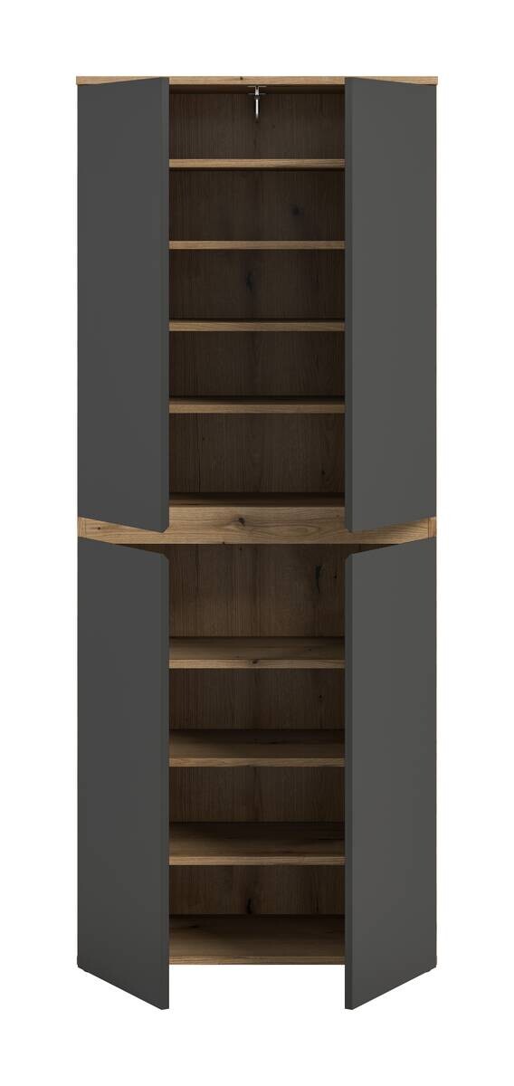 Schrank SCARPA Evoke Oak Nachbildung anthrazit B/H/T: ca. 70x175x37 cm