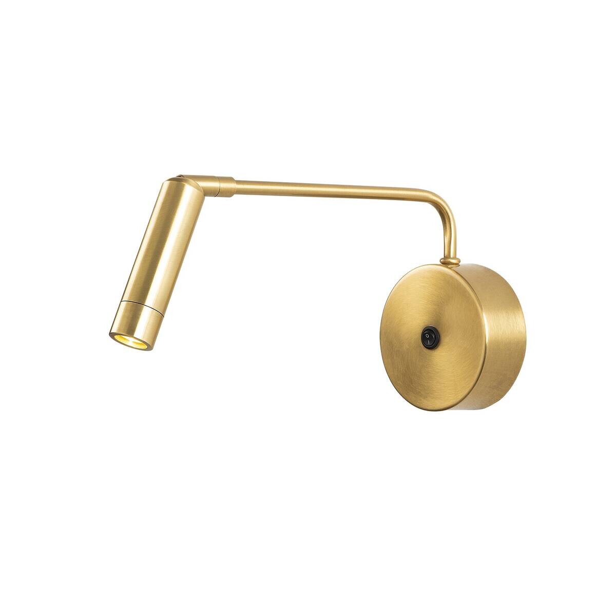 Opviq Wandleuchte 892OPV1282 schwarz gelb Aluminium B/H/L: ca. 27x15x10 cm 1 Brennstellen