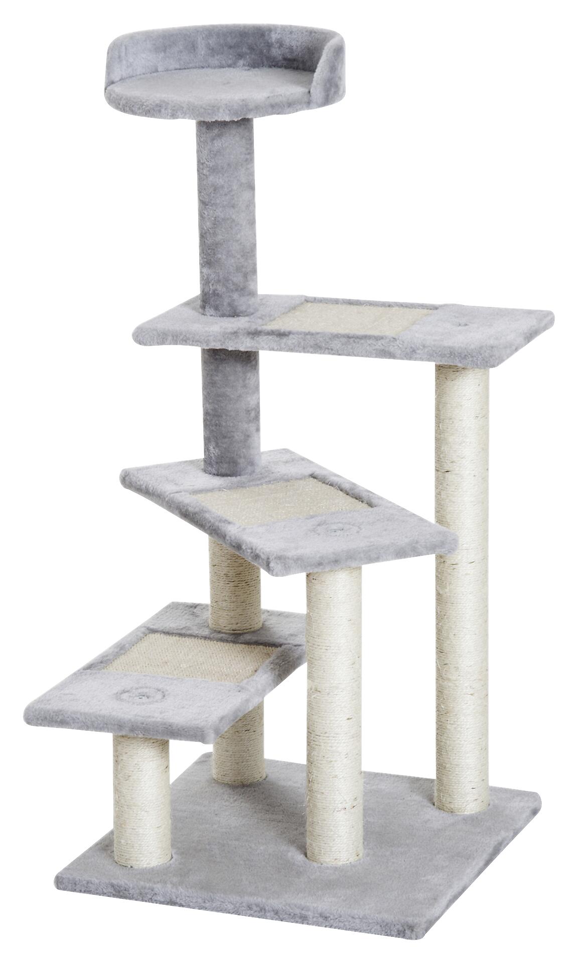 PawHut Kletterbaum beige Spanplatte B/H/L: ca. 48x101x48 cm