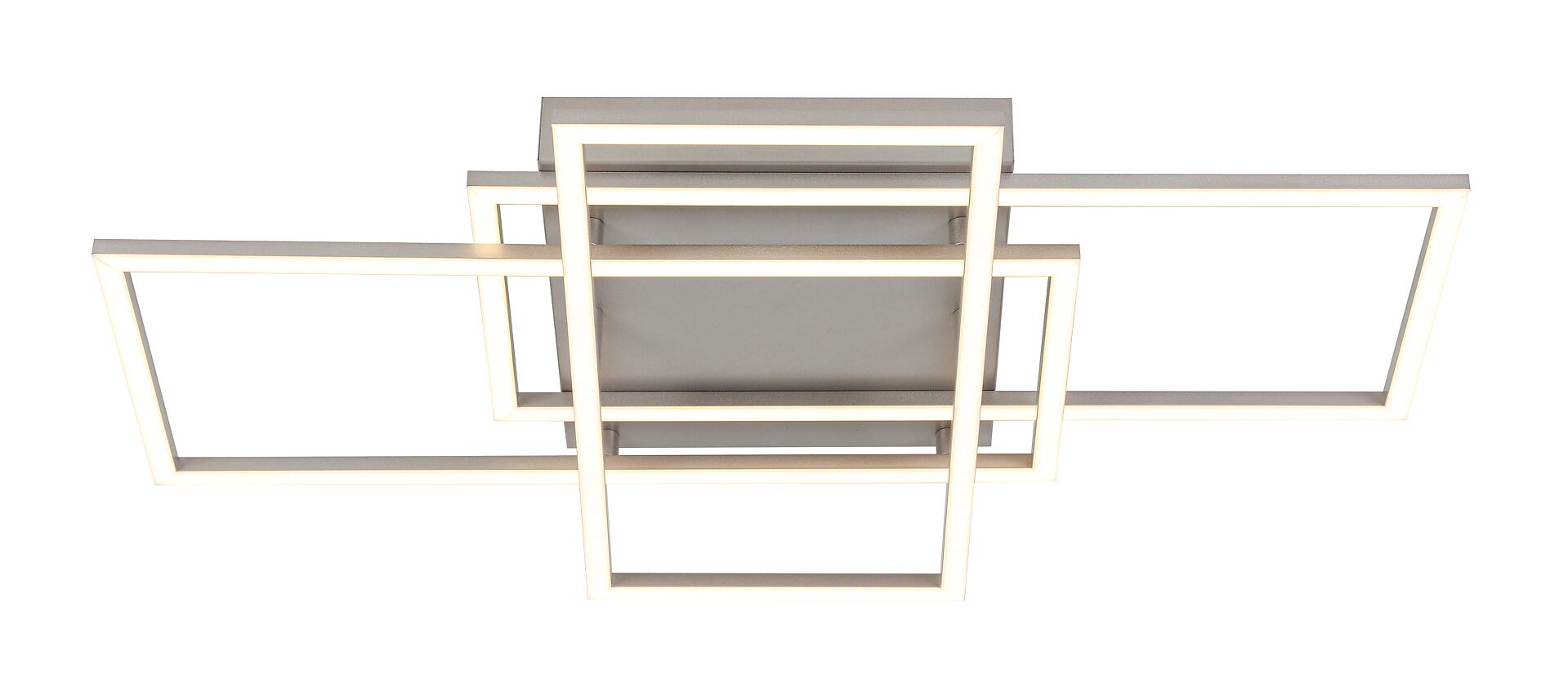 Nolo LED-Deckenleuchte Twin champagner Metall B/H/L: ca. 36x9,1x58 cm