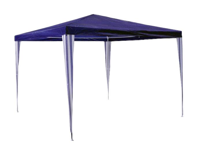 VCM Pavillon blau Stahlrohr B/H/L: ca. 300x197x300 cm