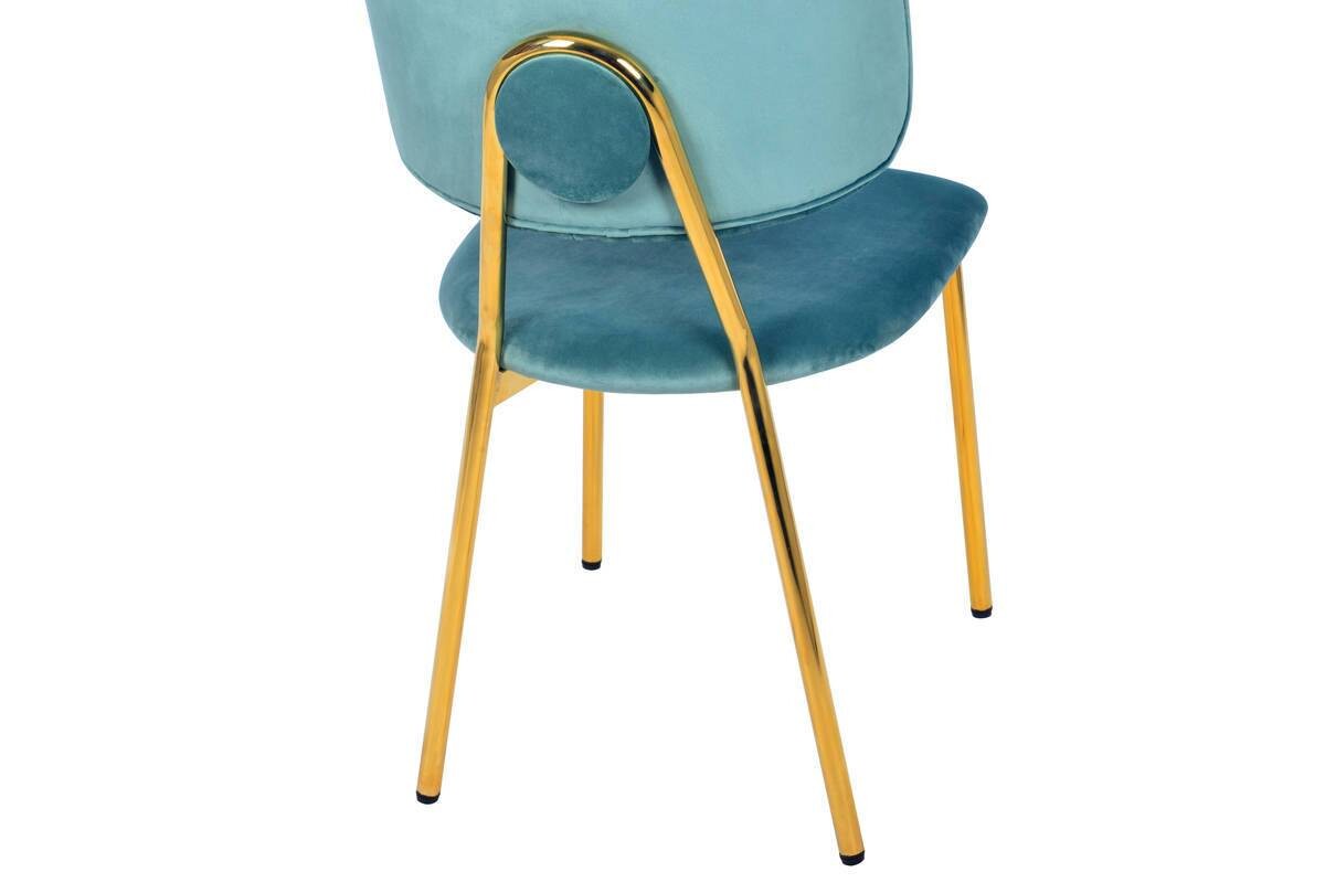 Stuhl Kian 100 2er-Set mint Microfaser B/H/T: ca. 47x80x51 cm