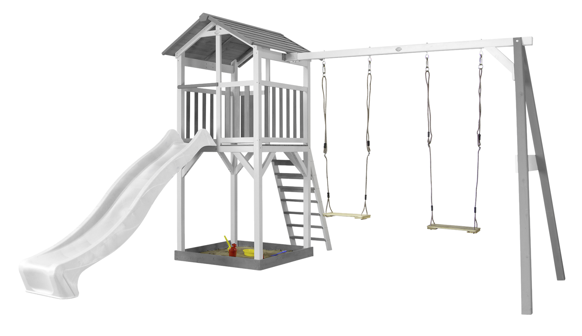 AXI Spielturm Beach Tower grau B/H/T: ca. 356,6x241,9x349 cm